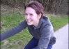 Veselá cyklistka - Tania Noščankievna ze Šmoulova..  