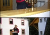 Obsluha v restauraci je tu vlídná (viz. foto), ale dejte si naopak pozor na kuchařku! Ta je od rány a určitě jí nejdříve vlezete místo do restaurace do kuchyně. Lehce navátýmu Bruggimu se to nechtěně podařilo dokonce cca 3 - 4krát po sobě..  