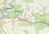 Mapa trasy do Chrášťan - Občerstvení Smažka