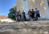 Foto pelotonu před startem